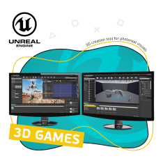 Unreal Engine 4. Игровой движок - КИБЕРшкола программирования для детей, компьютерные курсы для школьников, начинающих и подростков - KIBERone г. Среднеуральск