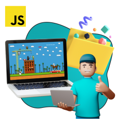 Программирование на JavaScript. Учимся создавать игры! - КИБЕРшкола программирования для детей, компьютерные курсы для школьников, начинающих и подростков - KIBERone г. Среднеуральск
