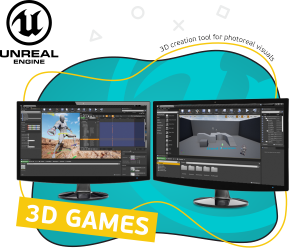 Unreal Engine 4. Игровой движок - Школа программирования для детей, компьютерные курсы для школьников, начинающих и подростков - KIBERone г. Среднеуральск